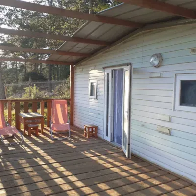 Mobil home terrasse